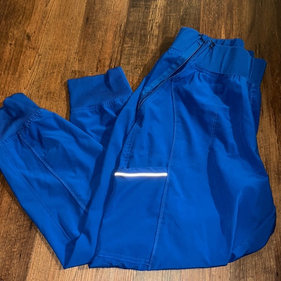 Cherokee Pants - Cherokee Infinity Women’s 5-Pocket Royal Blue Jogger Scrubs